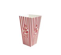 100 Scatole Grandi per Pop Corn, Sacchetti Popcorn Rossi e Bianchi, per Popcorn per Compleanni, Film, Carnevale, Cinema, Feste