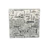 100 SCATOLE PIZZA CARTONE ALIMENTI CONTENITORE SCATOLA VEGETALE 24X24X3 DA ASP