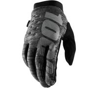 100% Sconosciuto BRISKER Guanti Grigio Heather - M