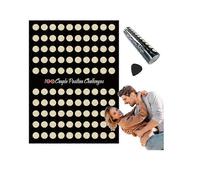 100 Scratch off Poster Fun Date Night Ideas Couples Games Scratch off Poster Intimate Gift for Him/Her