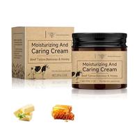 100% sebo di manzo biologico per la cura della pelle - Beef Tallow Cream idratante viso con, crema di sebo di manzo Tallow Balm per corpo, grasso di manzo crema viso da donna (94 g, extra largo)