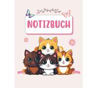 100 Seiten Notizheft Katzen + Adress- und Telefonregister - ideal für Alltag, Beruf & kreative Ideen