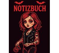100 Seiten Notizheft Tattoo Girl + Adress- und Telefonregister - ideal für Alltag, Beruf & kreative Ideen