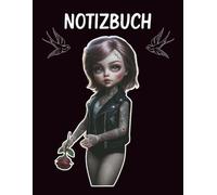 100 Seiten Notizheft Tattoo Girl + Adress- und Telefonregister - ideal für Alltag, Beruf & kreative Ideen