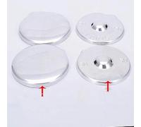 100 set 16L-80L bottoni in tessuto di stoffa rivestita in alluminio fai da te fatti a mano in metallo a forma di pane accessori in tessuto rotondo-80L-50mm 100 set