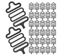 100 set di fermacravatte a farfalla: regolatore per e fermacravatta -