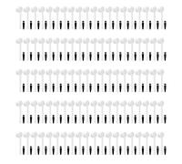 100 set di spazzole per cucchiai dosatori da 4 g riutilizzabili, misurino da 8 ml preciso con spazzola per la pulizia, ideale per l’uso in casa e in ufficio, strumento di