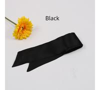 100% Seta Nastro Sciarpa Solido Colore Lungo Cravatta Copricapo Fascia Elegante