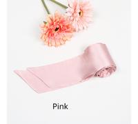 100% Seta Nastro Sciarpa Solido Colore Lungo Cravatta Copricapo Fascia Elegante