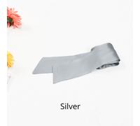 100% Seta Nastro Sciarpa Solido Colore Lungo Cravatta Copricapo Fascia Elegante