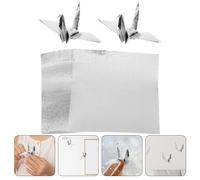100 Sheets Metallic DIY Paper Carta Origami Pratica Carta, Fai Da Te