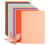 100 Sheets Origami Colorati Bambino Carta Colorata Cardstock