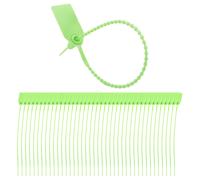 100 sigilli antimanomissione in plastica, etichette con fascette numerate, segnaletica monouso autobloccante per spedizione, 250 mm di diametro