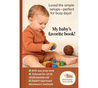 100 Simple, Low-Prep Montessori Activities for 1-2 Year Old Baby: Montessori Games for Sensory Exploration, Communication, Fine Motor Skills, Practical Life and Cognitive Growth for Baby's Second Yea