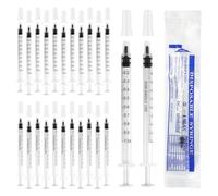100 siringhe da 1 ml, siringhe per colostro, senza ago, siringhe usa e getta con tappo, siringa da 1 ml, sterili per laboratori scientifici, alimentazione degli animali