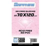 100 Sleeves Sapphire MAGNUM 70x120 Bustine Protettive x Giochi da Tavolo