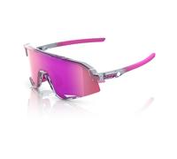 100% SLENDALE POLISHED TRANS. GREY PURPLE MULTILAYER Occhiali da sole