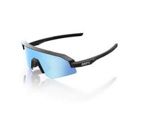 Occhiali 100% Slendale XS Matte Black con lente HiPER Blue Multilayer Mirror bambini