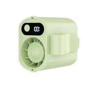 100 Speed Car Fan - Quiet Personal Cooler Digital, Display 360 Degree Rotation Clip On Portable Fan for Home Bedroom Stroller Cart Camping Hiking Fishing Beach Trip Strong Airflow Adjustable