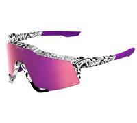 100% Speedcraft Elly 3 Sonnenbrille Dark Purple Hiper Dark Purple Mirror Lens Fa