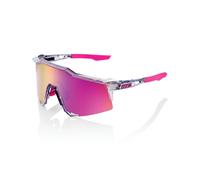 100percent Speedcraft Sunglasses Trasparente Purple Multilayer Mirror Lens/CAT3 Polished Translucent Grey