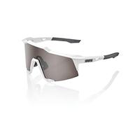 100 speedcraft matte white hiper silver mirror lens