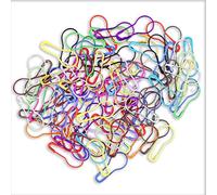 100 spille da balia in metallo multicolore, Spille di Sicurezza, Spille da Calabash, per artigianato, cucito, creazione di gioielli e luoghi di lavoro a casa