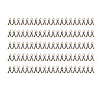 100 spille decorative multicolore in raso per la sensibilizzazione sull'autismo, accessorio portatile per sostenere le cause
