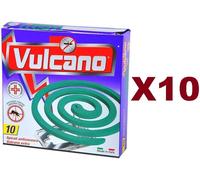 60 ZAMPIRONI SPIRALI INSETTICIDA INSETTI ANTI ZANZARE TIGRE PAPPATACI VULCANO