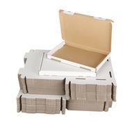 100 St Großbriefkarton-& Partita 230x160x20 MM din A5 Bianco Cartone Pieghevole