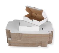 100 St Maxibriefkarton-& Partita 180x130x45 MM din A6 Bianco Cartone Pieghevole