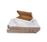 100 St Maxibriefkarton-& Partita 240x160x45 MM din A5 Bianco Cartone Pieghevole