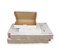 100 St Maxibriefkarton-& Partita 320x225x50 MM din A4 Bianco Cartone Pieghevole