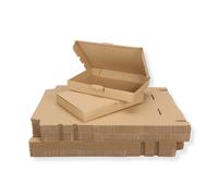100 St Maxibriefkarton-& Partita 350x250x50 MM din A4 Braun Cartone Pieghevole