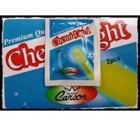 100 STARLIGHT 4.5X39 mm DA PESCA CHEMILIGHT GIALLO STAR LIGHT PER LA NOTTURNA