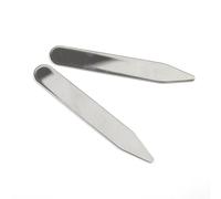 100 STECCHE PER COLLETTI CAMICIA 10x55 TENDICOLLO BALENETTE OSSICINI PLASTICA RG