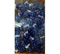 100 stelle coccarde bordeaux c/adesivo metallizzate splendid da 6,5 mm (blu)