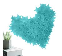 100 stelle da soffitto - Decorazione per camera da letto, decorazione da parete che si illumina al buio, decorazione da parete fluorescente sicura | Adesivi da parete non lasciano traccia per la