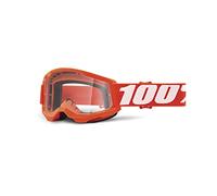 100% Strata 2 Essential Occhiali da motocross giovanile (Orange,One Size)
