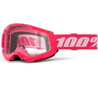 100% Strata 2 Essential Occhiali da motocross, rosa/bianco