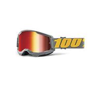 100% STRATA 2 Goggle Izipizi - Lente rossa a specchio