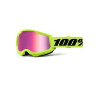 Maschera STRATA 2 NEON YELLOW Giallo Fluo Nero 100% - UN: UN