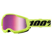 100percent Strata 2 Goggles Verde,Rosa Mirror Pink Lens/CAT3
