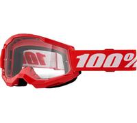 100% Strata 2 Occhiali Osfm Rosso/Trasparente Lente 50027-00018