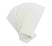 100 strisce bianche grandi in tessuto non tessuto per la depilazione, strisce di cera per il viso, corpo e gambe, epilazione per uomo e donna, per uso domestico quotidiano