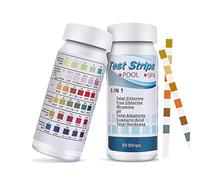 100 strisce reattive per piscine, tester pH e cloro, tester per acquario, misurazione della durezza dell'acqua, test dell'acqua, strisce per test dell'acqua della piscina, strisce di misurazione per