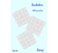 100 Sudoku Puzzles - 16x16 - Easy