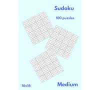 100 Sudoku Puzzles - 16x16 - Medium