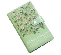 100 Tage Spar Challenge Buch 3D Ölgemälde Optik Sparbuch für Bargeld & Scheine Budget Planer mit PVC Hülle Geldbeutel Organizer für Kinder & Erwachsene