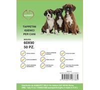 100 TAPPETINI ASSORBENTI IGIENICI PER CANI 60X90 TRAVERSE PER CANE E GATTI AUMAPET